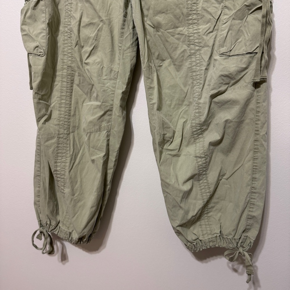 Anthropologie Tactical Utility Cargo Pants Green Size 32 Women’s Jogger - Picture 5 of 9